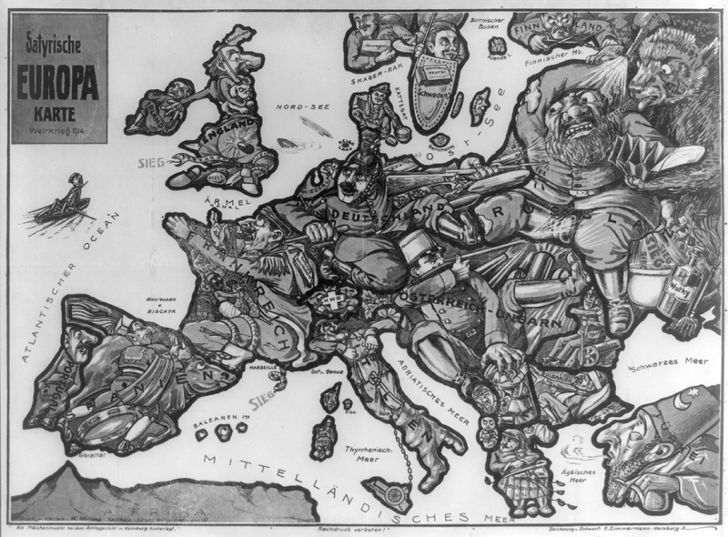 Illustration for article titled 21 Bizarre Maps That Depict Nations As Animals, People, and Monsters